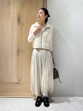「アイテム（その他トップス）」を使った、ruiさん（レディース・158cm）の秋コーディネート