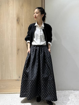 「Curensology（カレンソロジー）のアイテム（ブルゾン）」を使った、ruiさん（レディース・158cm）の秋コーディネート