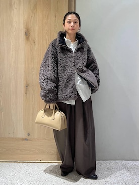 「アイテム（ブルゾン）」を使った、ruiさん（レディース・158cm・20代）の秋コーディネート