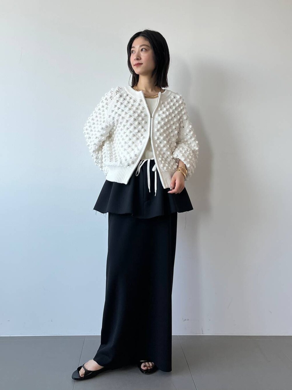 Curensology(カレンソロジー)/ポコポコアミニットカーディガンを使った