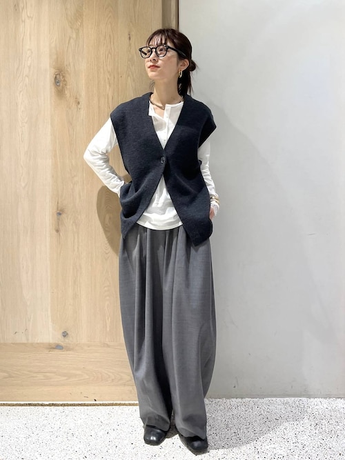 Curensology(カレンソロジー)/マスキュリンニットベスト（ベスト