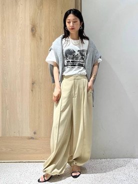 「アイテム（バングル/リストバンド）」を使った、ruiさん（レディース・158cm・20代）の夏コーディネート
