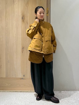 「Curensology（カレンソロジー）のアイテム（ブルゾン）」を使った、ruiさん（レディース・158cm）の秋コーディネート