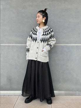 「アイテム（ニット/セーター）」を使った、ruiさん（レディース・158cm・20代）の秋コーディネート