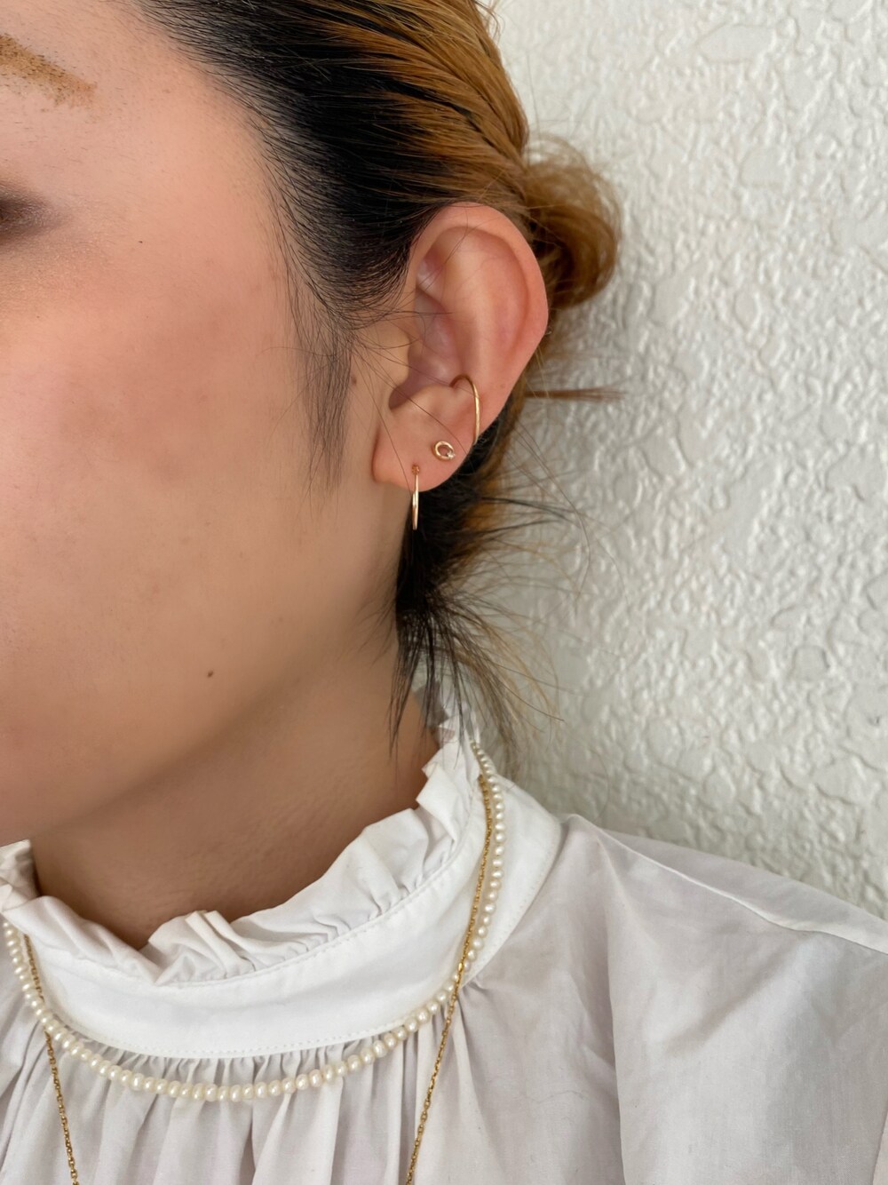 PAS TIERRA（パティエラ）の「[Ray] K10 クロッシングミニピアス