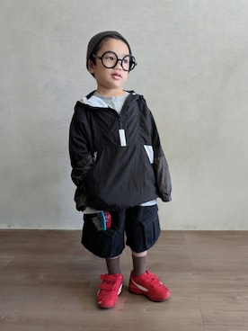 「アイテム（財布/小物）」を使った、EITOさん（キッズ・100cm）の秋コーディネート