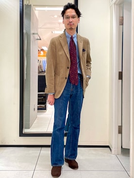 「アイテム（バングル/リストバンド）」を使った、masan8shさん（メンズ・170cm）の秋コーディネート