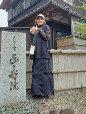 「Chloe（クロエ）のアイテム（ショルダーバッグ）」を使った、teru1356さん（レディース・163cm）の夏コーディネート