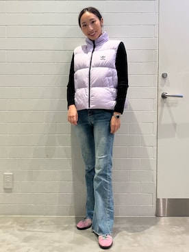 「タバコ」｜KMさん（レディース・165cm）の秋コーディネート