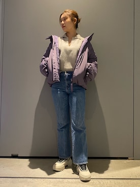 「テレックス」｜IKさん（レディース・168cm）の冬コーディネート