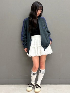 「アイテム（ソックス/靴下）」を使った、KKさん（レディース・150cm）の秋コーディネート