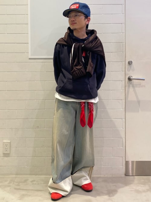 ビンテージ ワイドレッグ ジーンズ / アディダスオリジナルス adidas