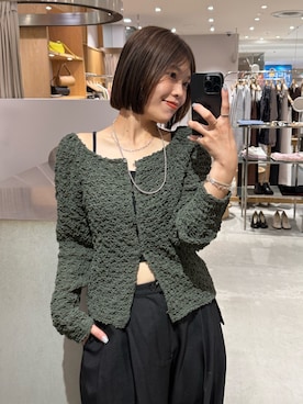 「シャーリング」｜TSUCHIYA_159cmさん（レディース・159cm）の秋コーディネート