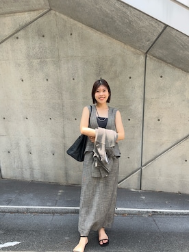 「SHENERY（シーナリー）のアイテム（テーラードジャケット）」を使った、TSUCHIYA_159cmさん（レディース・159cm）の夏コーディネート