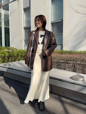 TSUCHIYA_159cmさん（レディース・159cm）の冬コーディネート