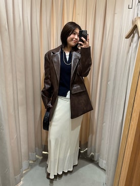 TSUCHIYA_159cmさん（レディース・159cm）の冬コーディネート