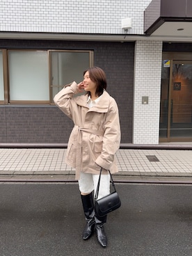 TSUCHIYA_159cmさん（レディース・159cm）の冬コーディネート