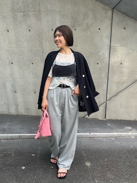 「スポーツミックス」｜「アイテム（ジャケット/アウター）」を使った、TSUCHIYA_159cmさん（レディース・159cm）の夏コーディネート