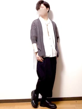 「Samansa Mos2（サマンサ モスモス）のアイテム」を使った、幹桜さん（メンズ・171cm）の春コーディネート