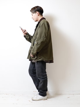 「YANUK（ヤヌーク）のアイテム」を使った、KORYUUさん（メンズ・172cm）の秋コーディネート