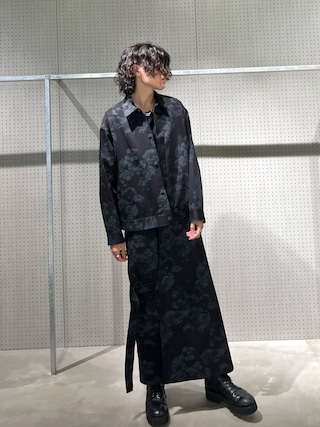 LAD MUSICIAN COTTON BONDAGE PANTS ネイビー LAD MUSICIAN - Soft Denim Baggy Pants | fakejam