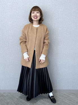 「アイテム（その他アウター）」を使った、risaさん（レディース・156cm・30代）の秋コーディネート