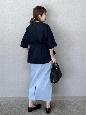 「ROPE'（ロペ）のアイテム」を使った、risaさん（レディース・156cm）の春コーディネート