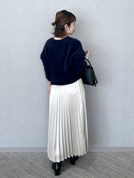 「アイテム（スカート）」を使った、risaさん（レディース・156cm・30代）の秋コーディネート