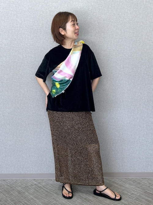 セール】ラメメッシュスカート/セットアップ対応（スカート）｜ROPE