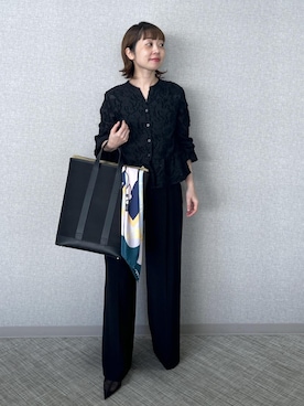 「アイテム（財布/小物）」を使った、risaさん（レディース・156cm・30代）の秋コーディネート