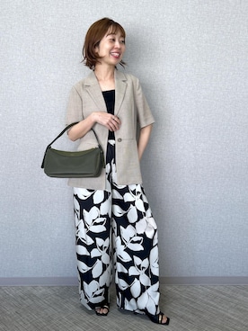「アイテム（ジャケット/アウター）」を使った、risaさん（レディース・156cm・30代）の秋コーディネート