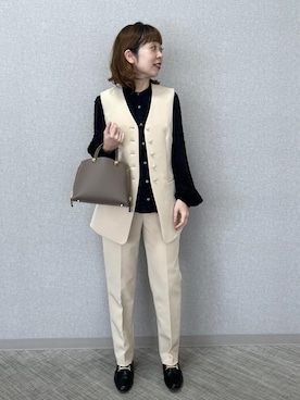 「ROPE'（ロペ）のアイテム」を使った、risaさん（レディース・156cm）の冬コーディネート