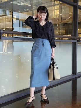 「お仕事コーデ」｜kurumiさん（レディース・160cm）の秋コーディネート