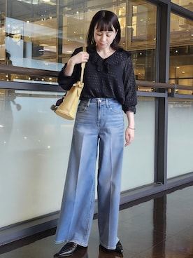 「アイテム（チャーム）」を使った、kurumiさん（レディース・160cm・30代）の秋コーディネート