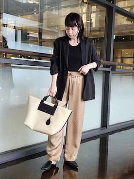 「アイテム（テーラードジャケット）」を使った、kurumiさん（レディース・160cm・30代）の秋コーディネート