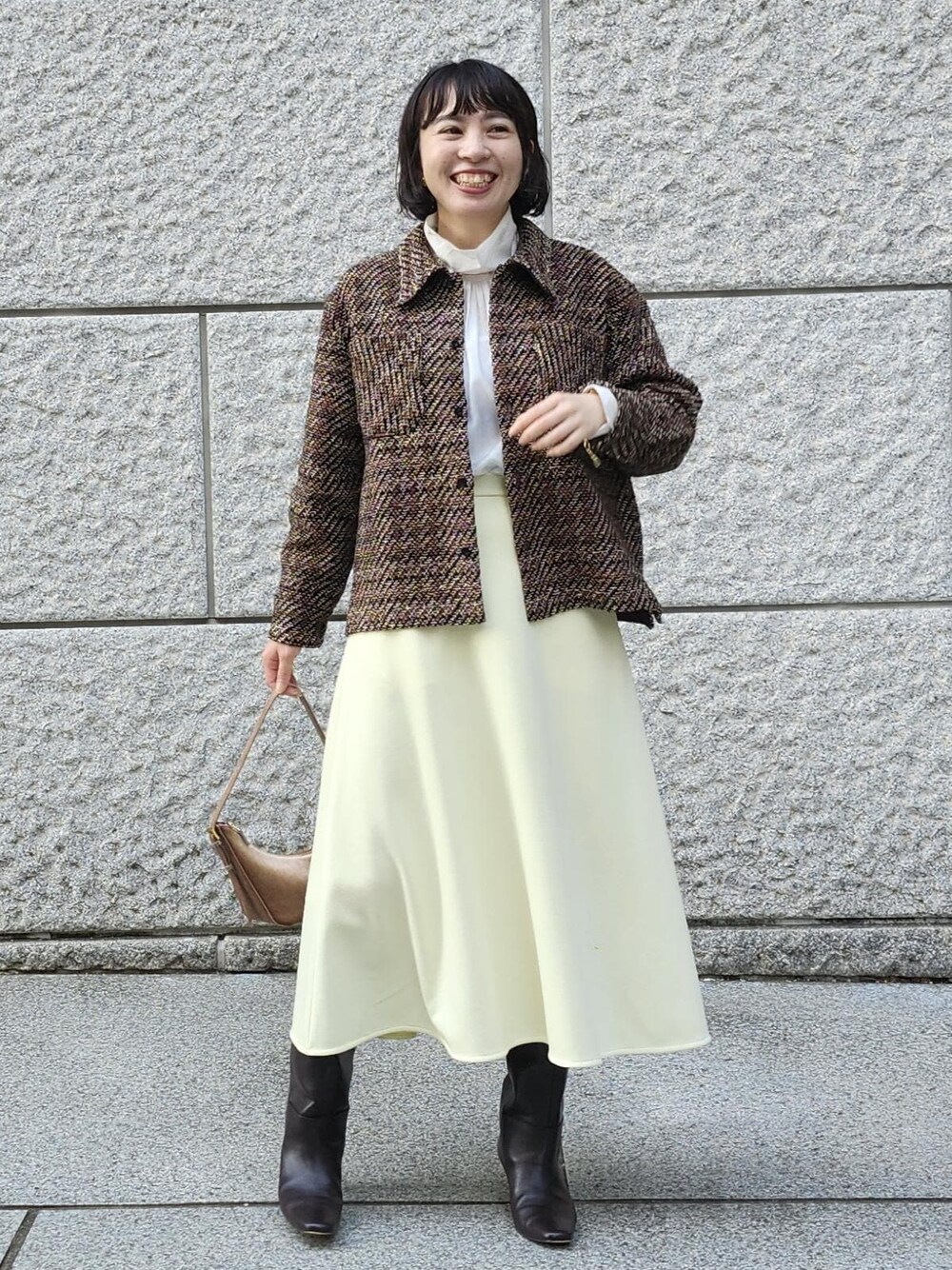 美品☆ROPE ロペ シルク混ハイネックボウタイブラウス 2way NALYA 