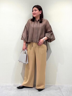 「MONOGRAM BAG」｜RINAさん（レディース・159cm）の秋コーディネート
