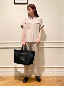 「雨の日」｜「アイテム（レインシューズ）」を使った、RAIさん（レディース・165cm）の夏コーディネート
