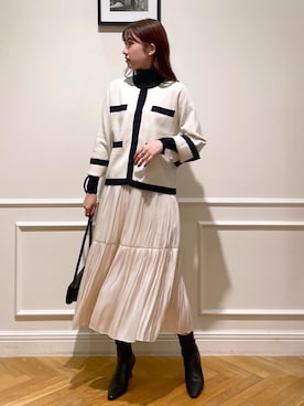 「リアルバイ」｜「アイテム（ブーツ）」を使った、RAIさん（レディース・165cm）の秋コーディネート