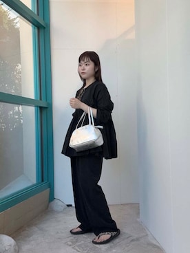 「158cm」｜ヤマグチさん（レディース・158cm）の夏コーディネート