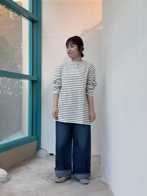 FORK&SPOON ボートネックボーダー（Tシャツ/カットソー
