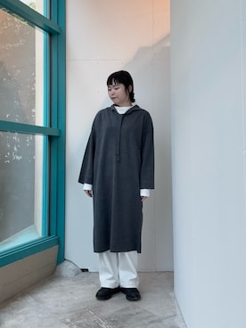 「158cm」｜「アイテム（ワンピース/ドレス）」を使った、ヤマグチさん（レディース・158cm）の秋コーディネート