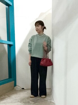 「完声パンツ」｜ヤマグチさん（レディース・158cm）の秋コーディネート