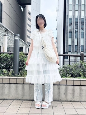 「IMARI（イマリ）のアイテム」を使った、あめりさん（レディース・167cm）の夏コーディネート