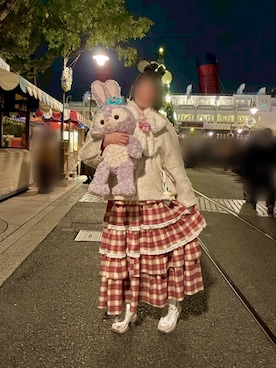 あめりさん（骨格ナチュラル・レディース・167cm）の冬コーディネート