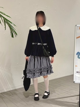 「アイテム（ドレスシューズ）」を使った、あめりさん（レディース・167cm）の秋コーディネート