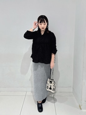 「アイテム（スリッポン）」を使った、あべのりさん（骨格ストレート・レディース・164cm）の夏コーディネート