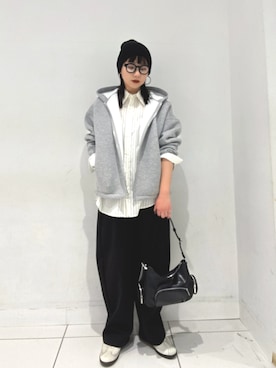 あべのりさん（レディース・164cm）の冬コーディネート