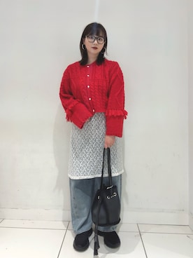 あべのりさん（レディース・164cm）の秋コーディネート