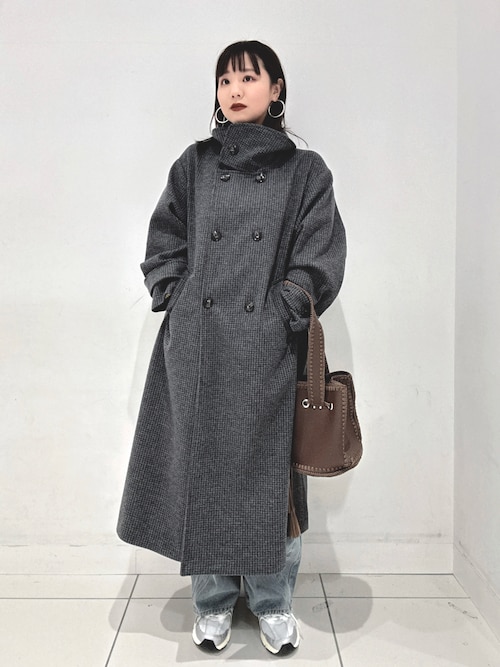 スタンドカラーロングコート（その他アウター）｜SENSE OF PLACE by